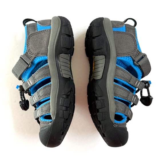 KEEN MAGNET BLUE GRAY BLACK NEWPORT H2 CINCH LACE WATER SHOES - Picture 6 of 10